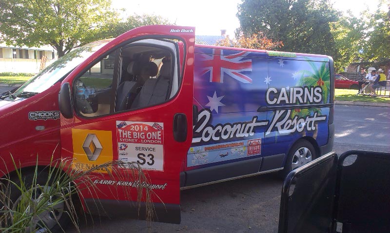 Cool Service truck, Coconut palms